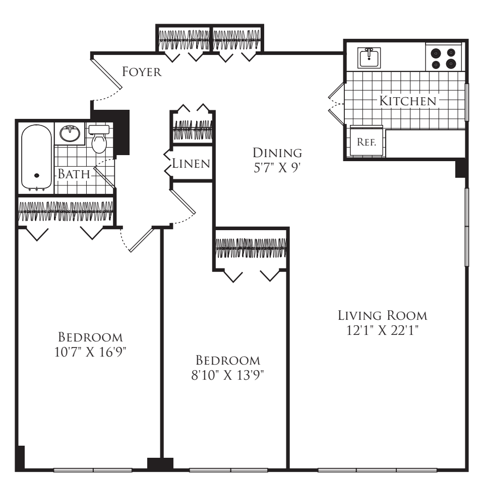 The Chilton floor plan