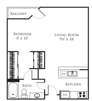 Studio floor plan
