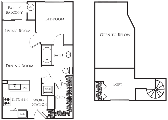 Brittany with Loft floor plan