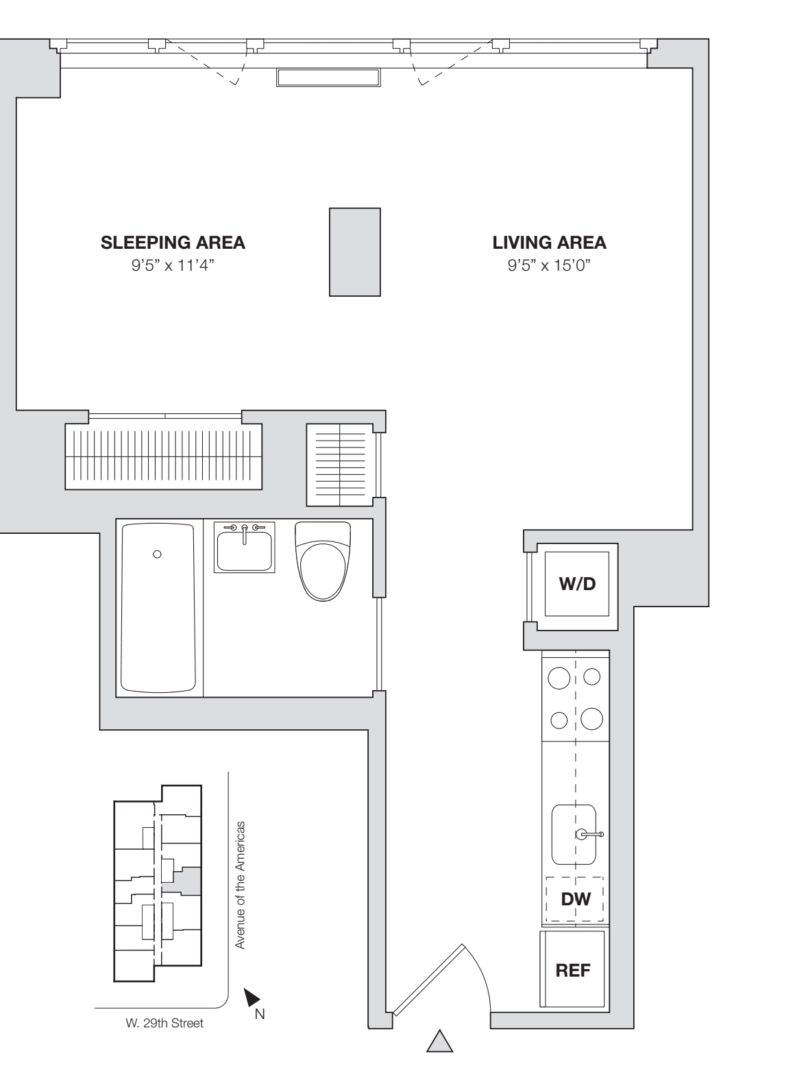 Studio H floor plan