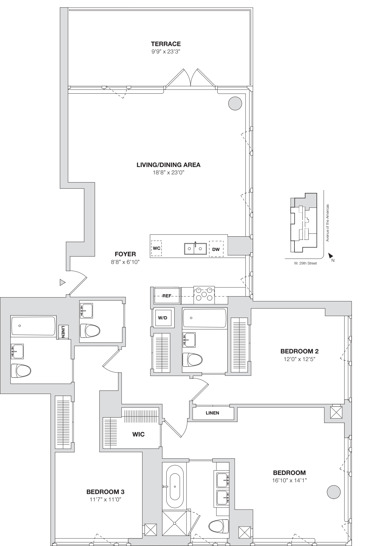 Beatrice Apartments in Chelsea 105 W 29th Street