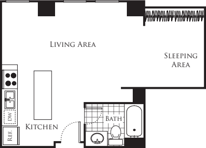 Studio C3 floor plan