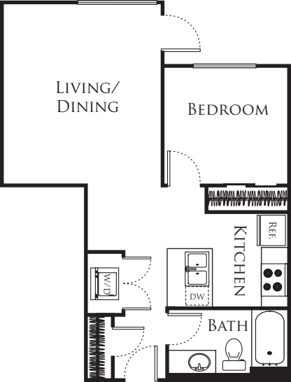 A6- Income Restricted floor plan