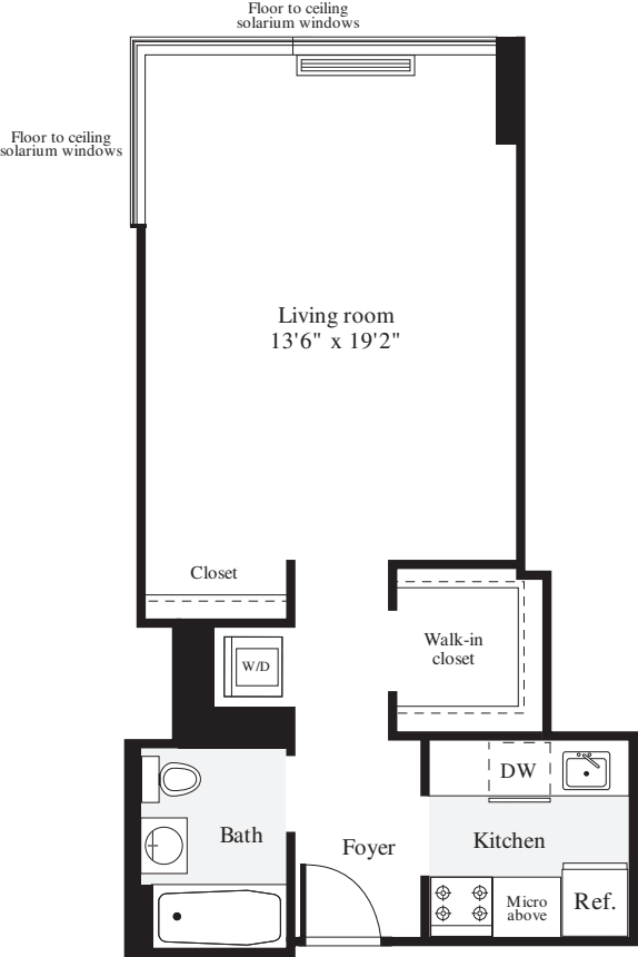 Studio J floor plan