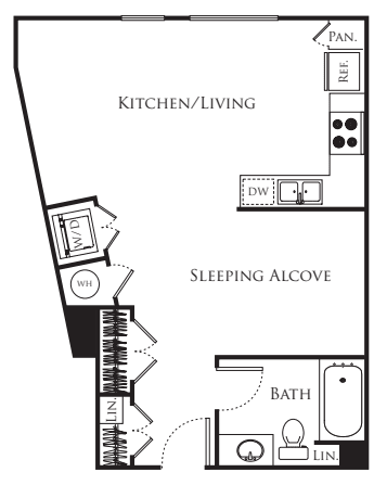 Studio C floor plan