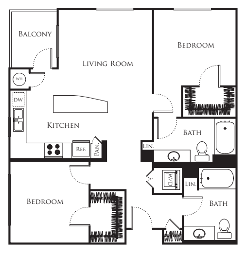 Two B floor plan