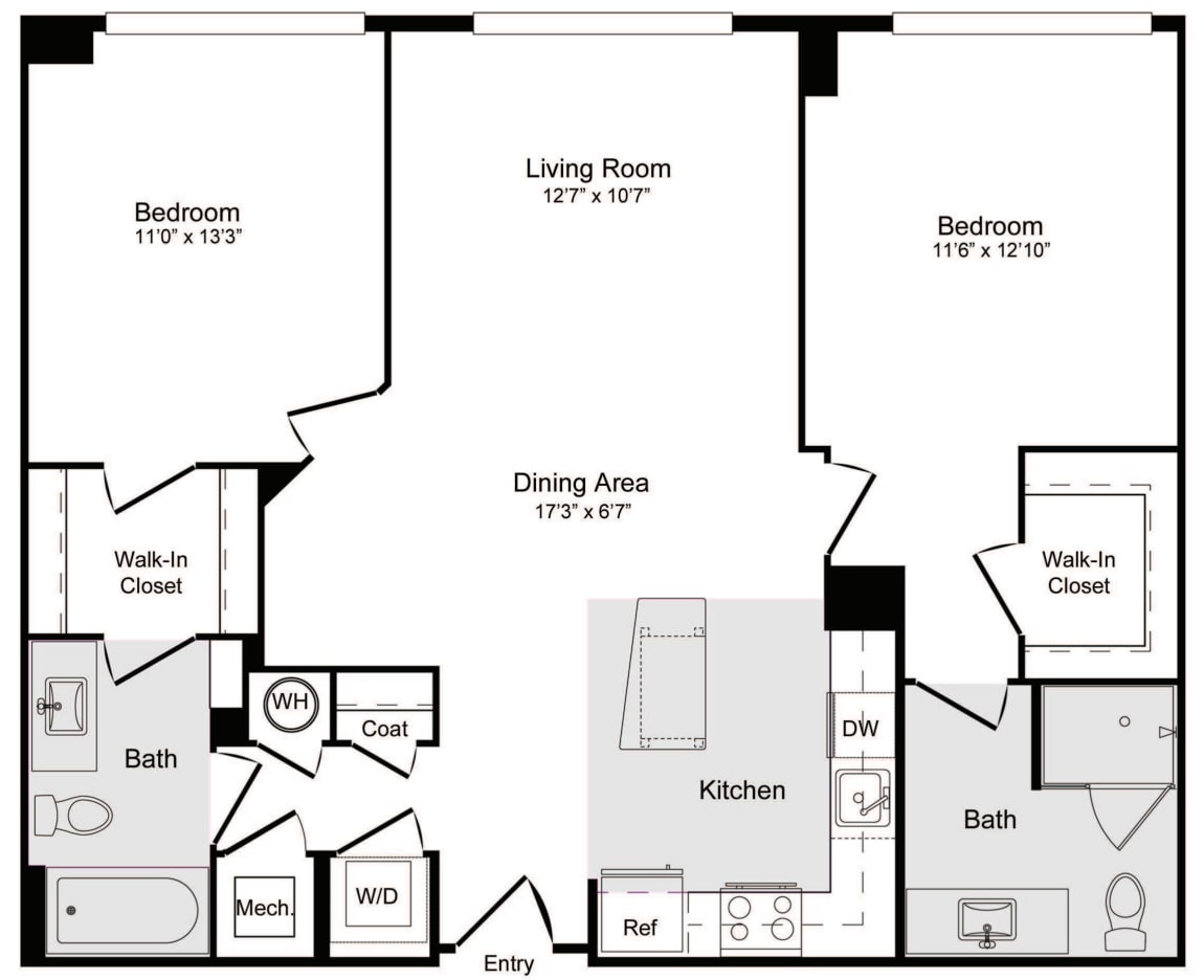 C-1e floor plan