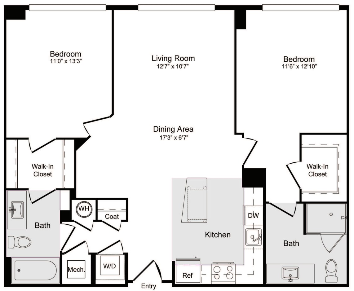C-1a floor plan