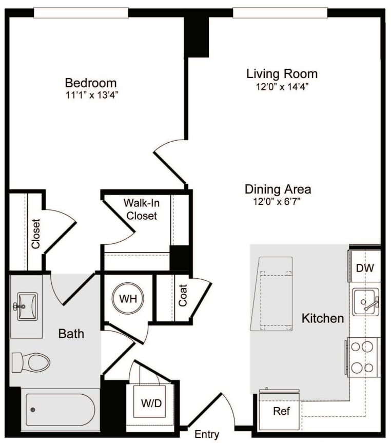 A-1e floor plan