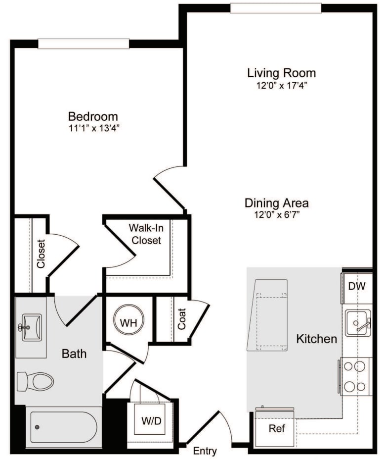A-1 floor plan