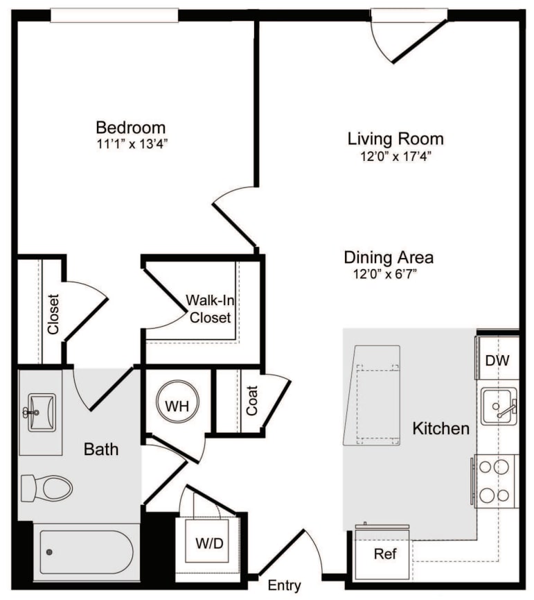 A-1a floor plan