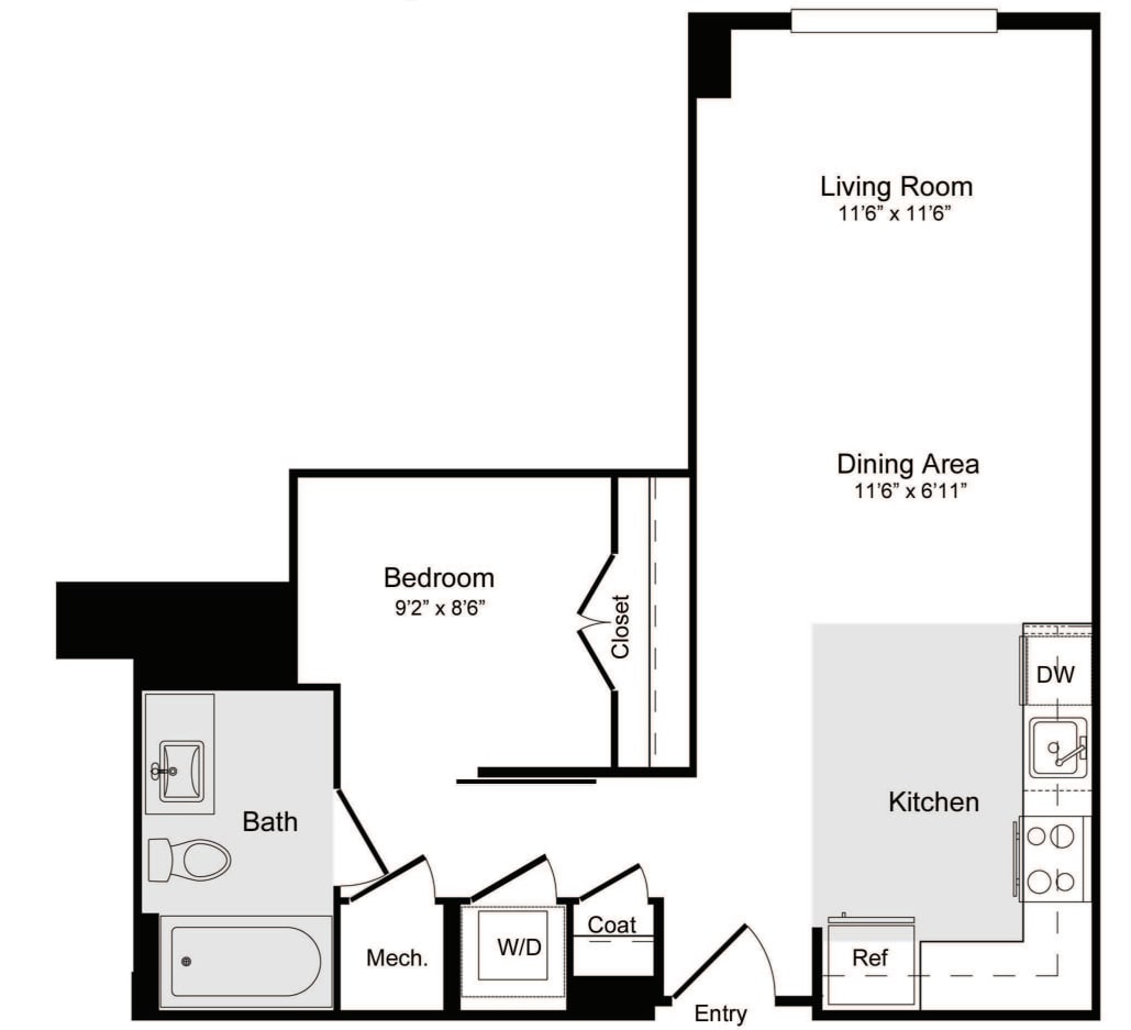 E-2 Junior floor plan