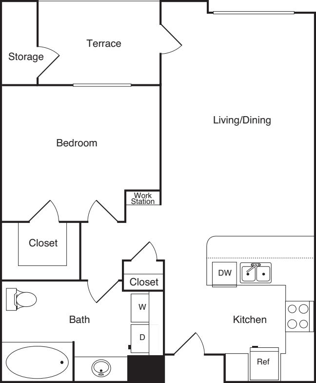 1A floor plan