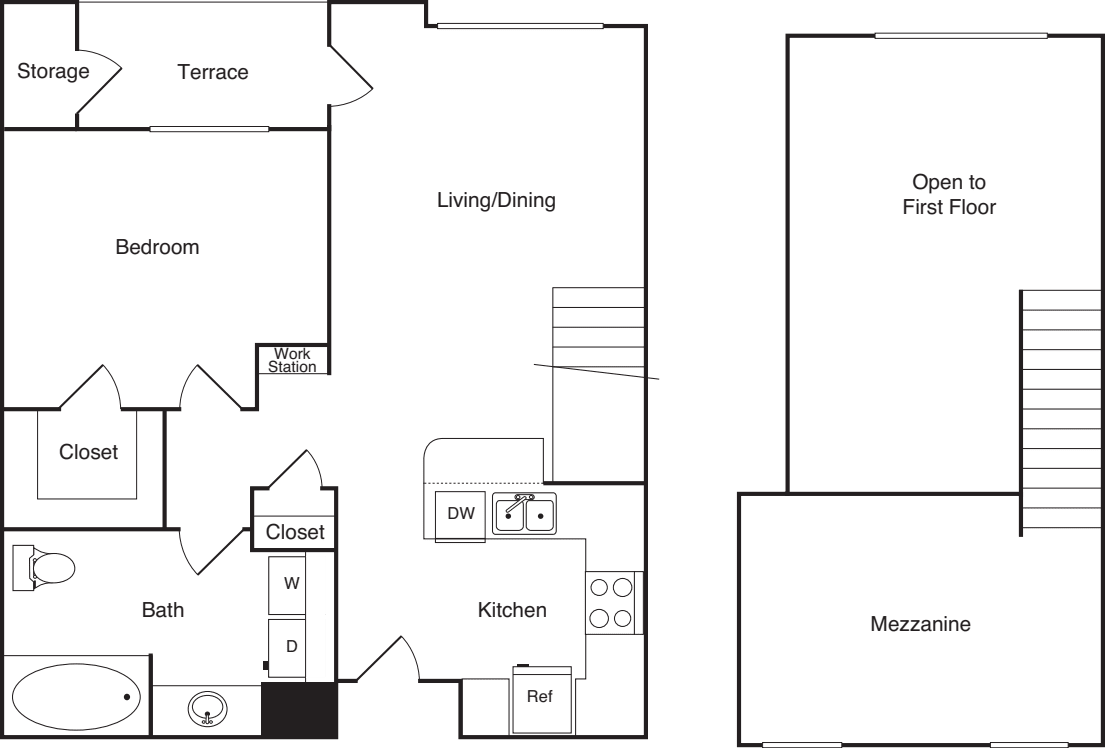 1AL floor plan