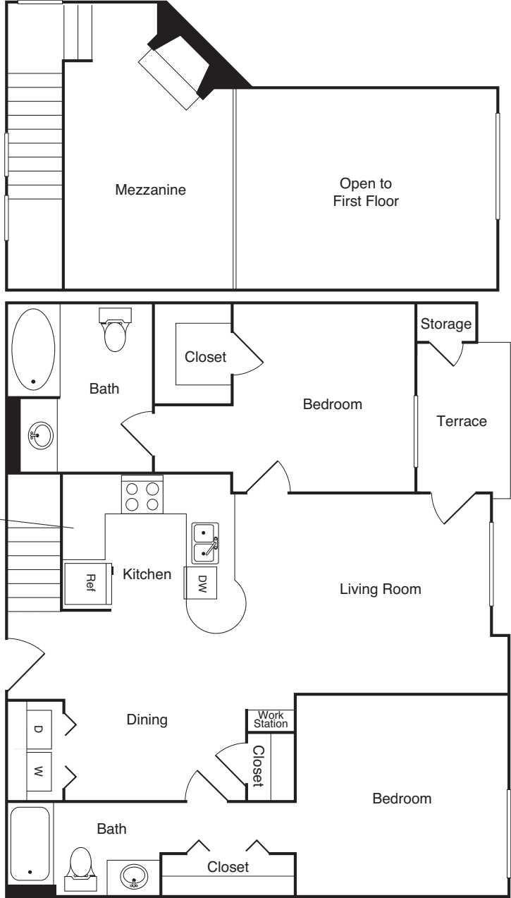 2AL floor plan