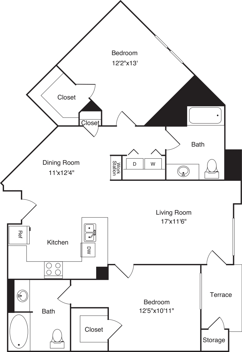 2D floor plan
