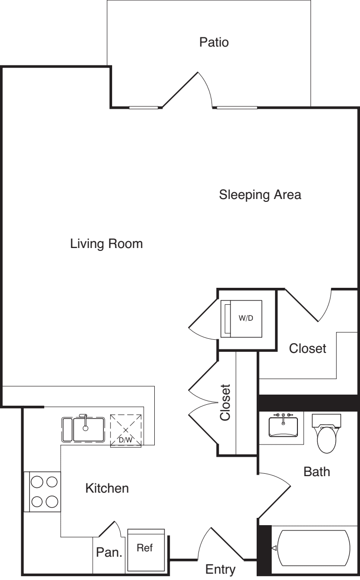 Flat floor plan