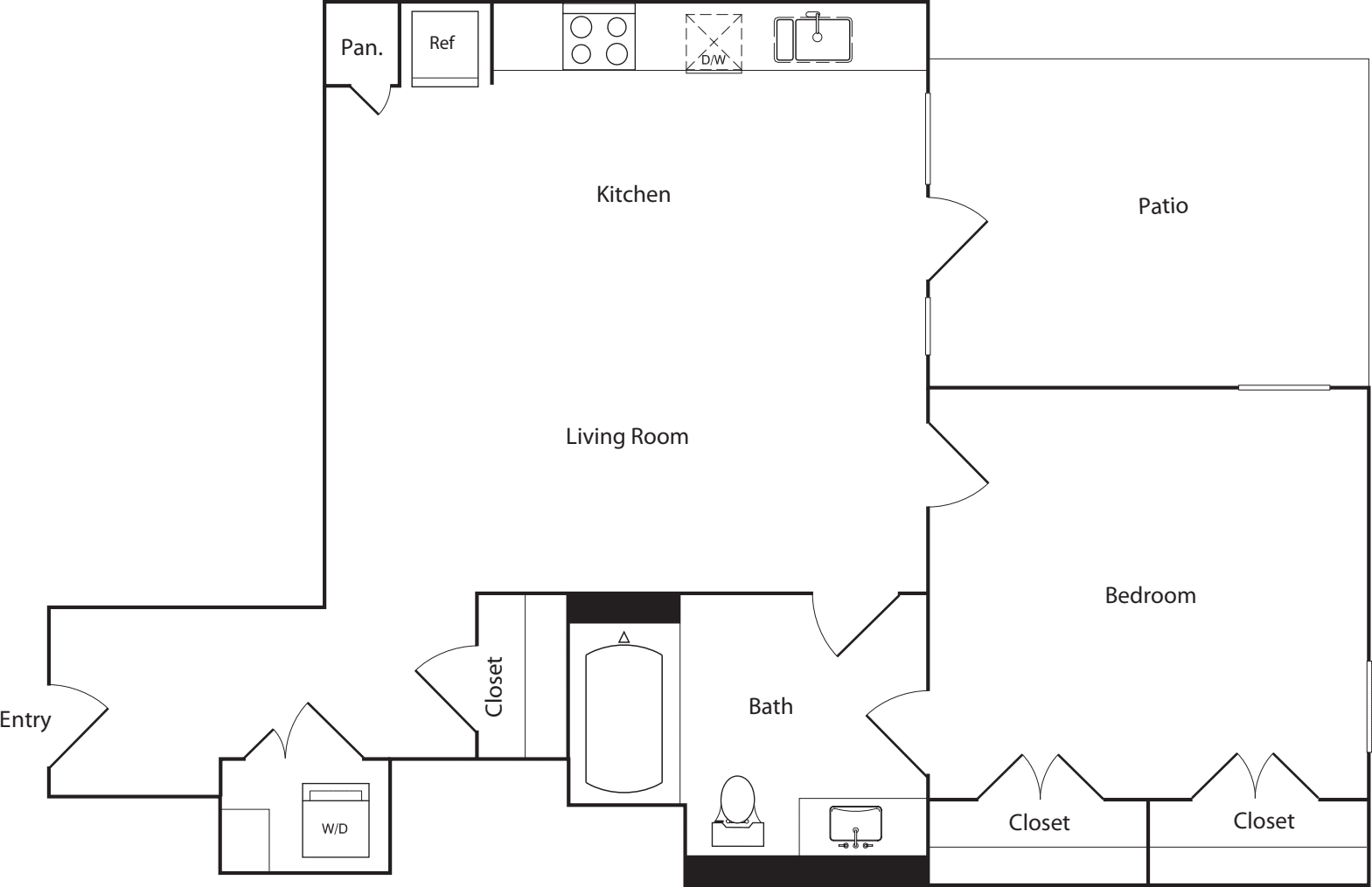 Flat A1 floor plan