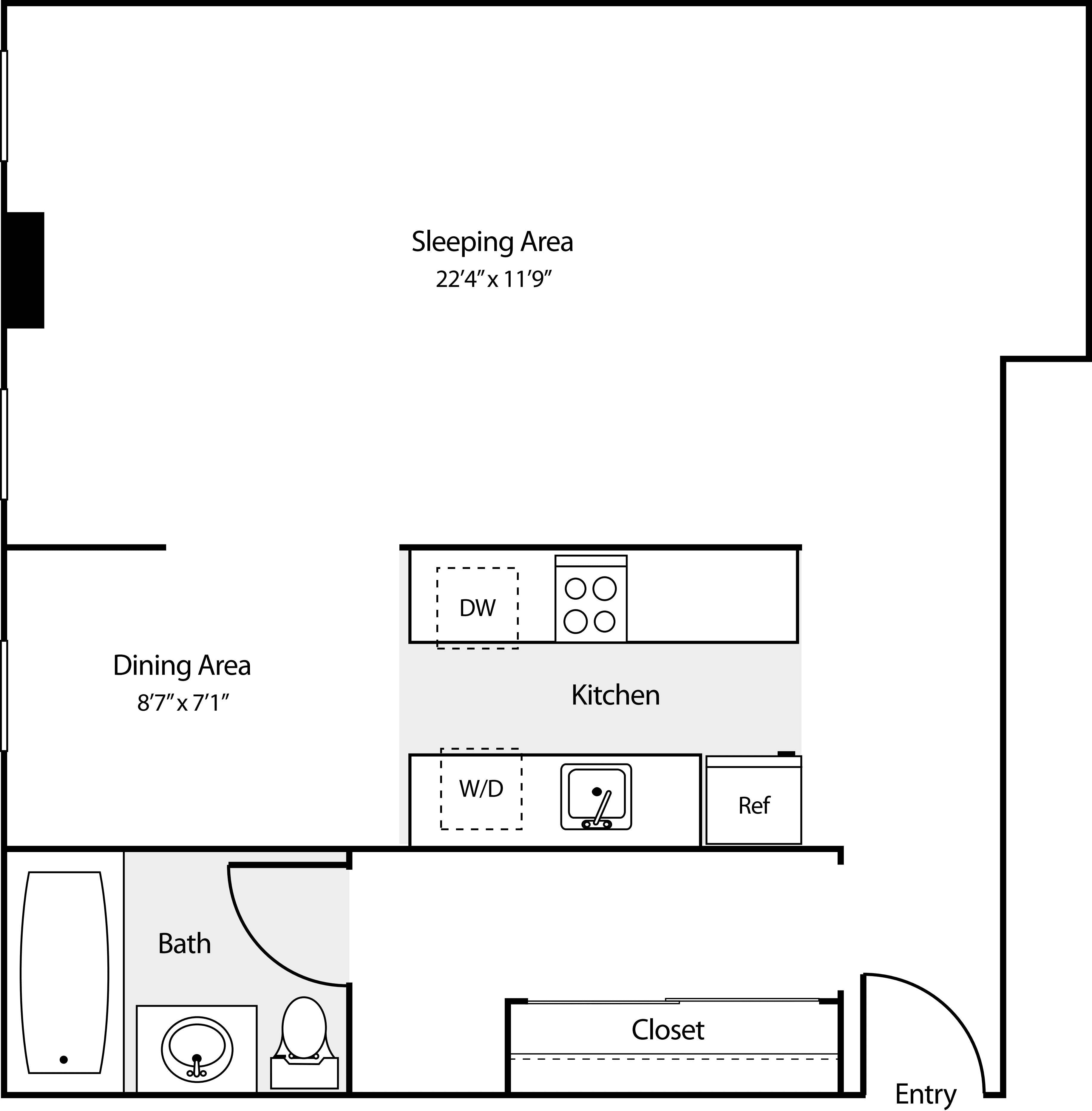 Studio Z floor plan