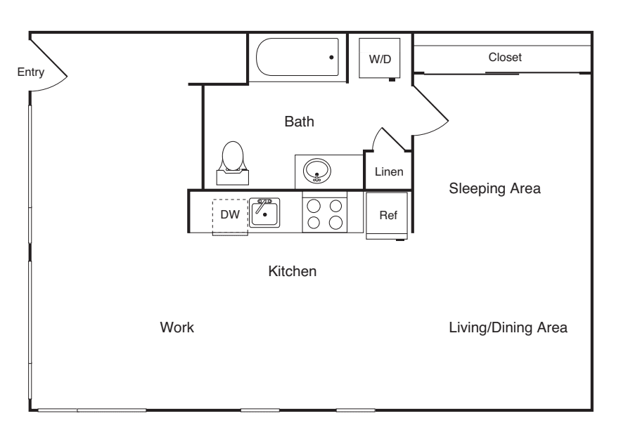Live  Work B floor plan