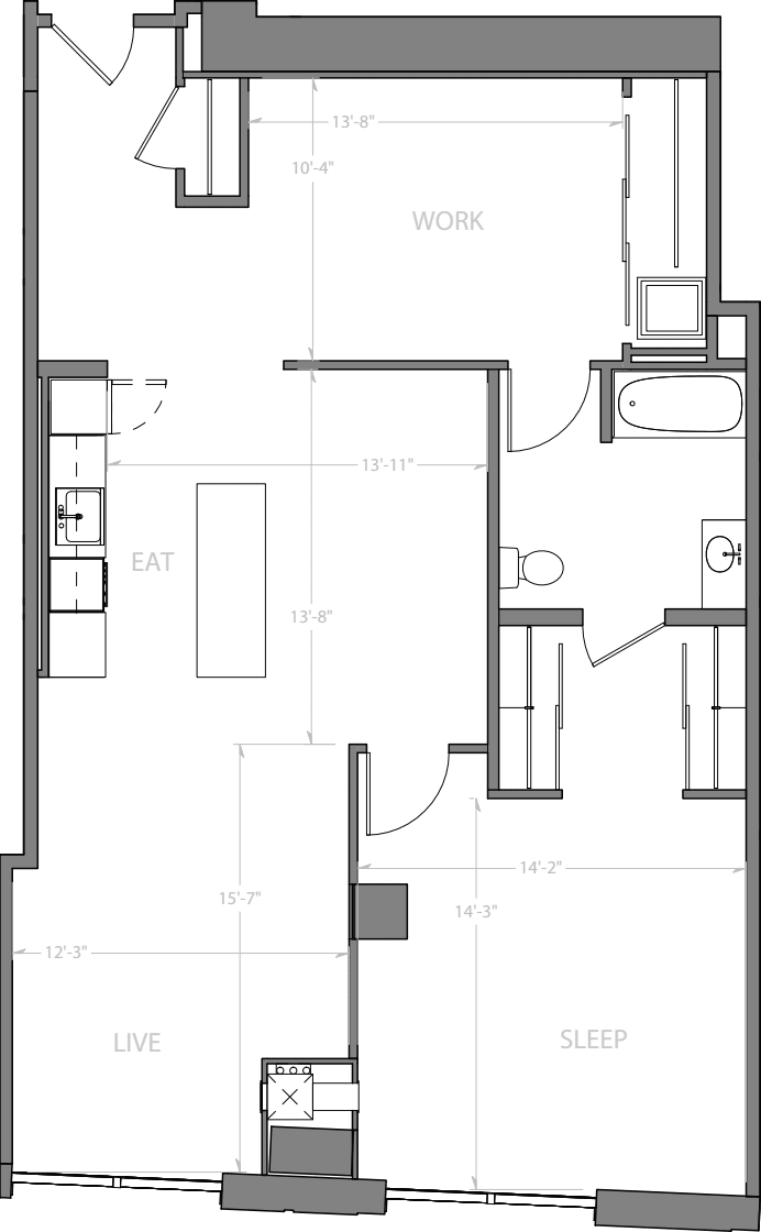 315 on A Apartments in Fort Point, South Boston 315 A Street