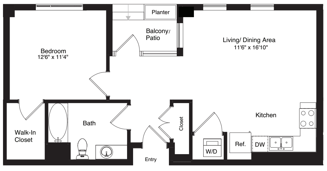 Podium A4 floor plan
