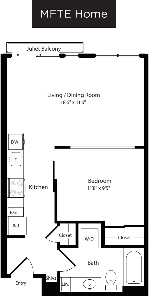 O3 West- Income Restricted floor plan