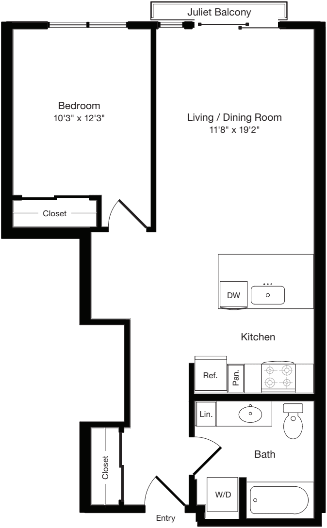 A4 West floor plan