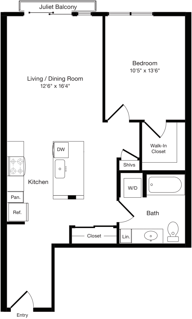 A1 West floor plan