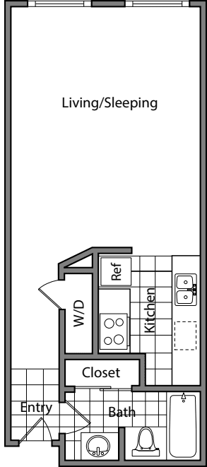 Studio C floor plan