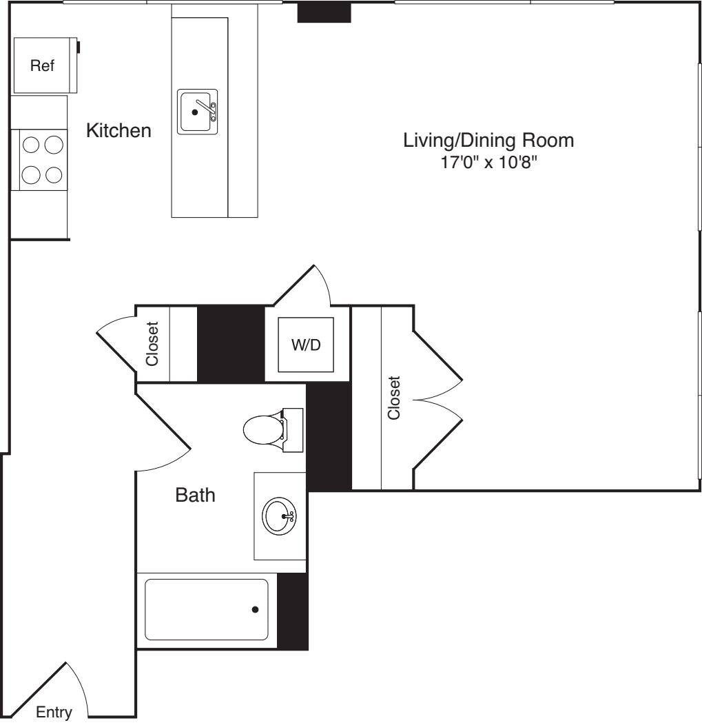 Studio N floor plan