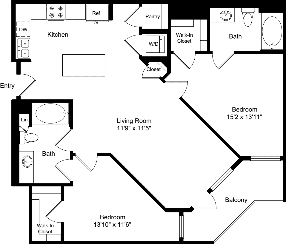 B2.1 floor plan