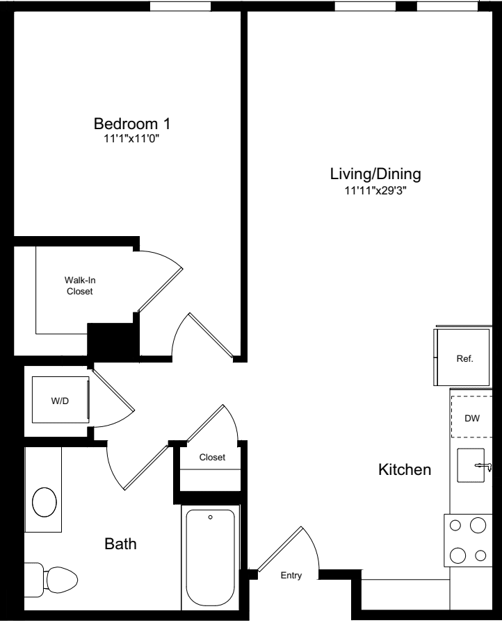 1A floor plan