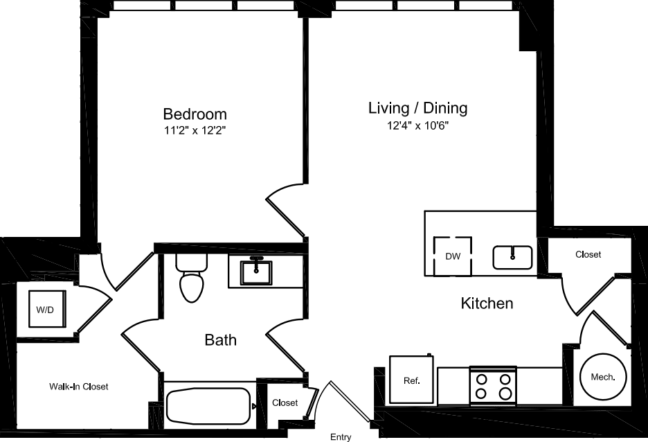 1C1 floor plan