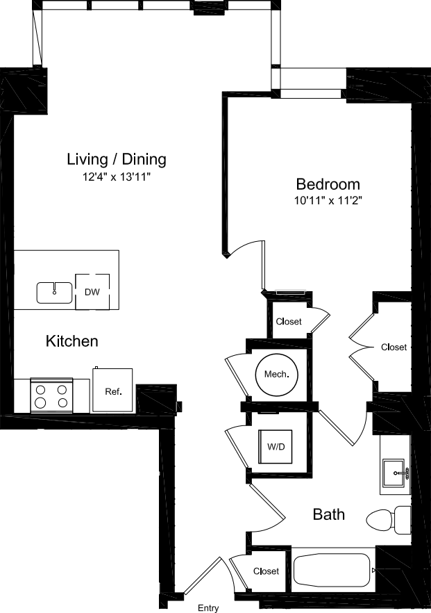 1G floor plan