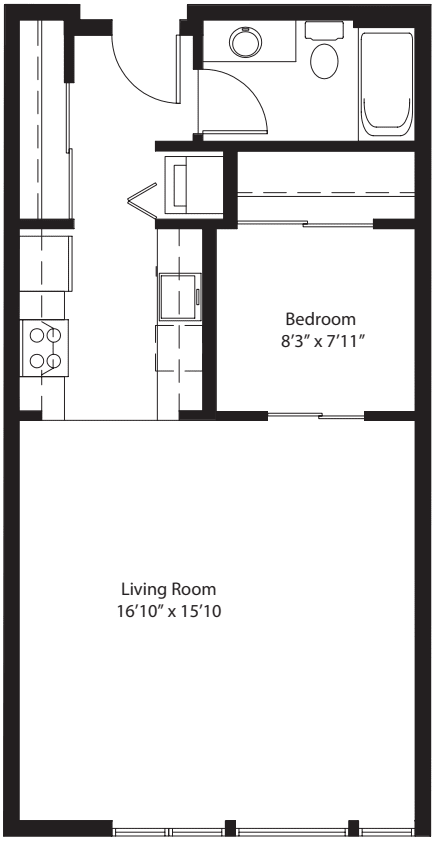 Studio L floor plan