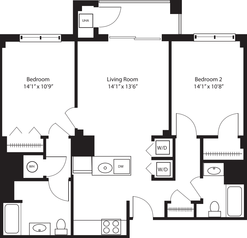 Floor plan D floor plan