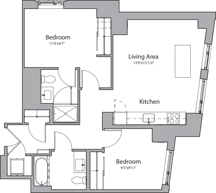 A2 floor plan