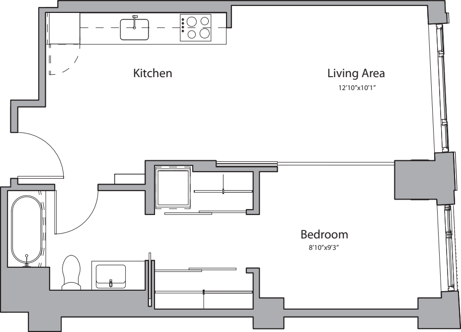 C floor plan