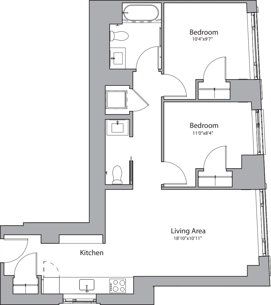 F floor plan