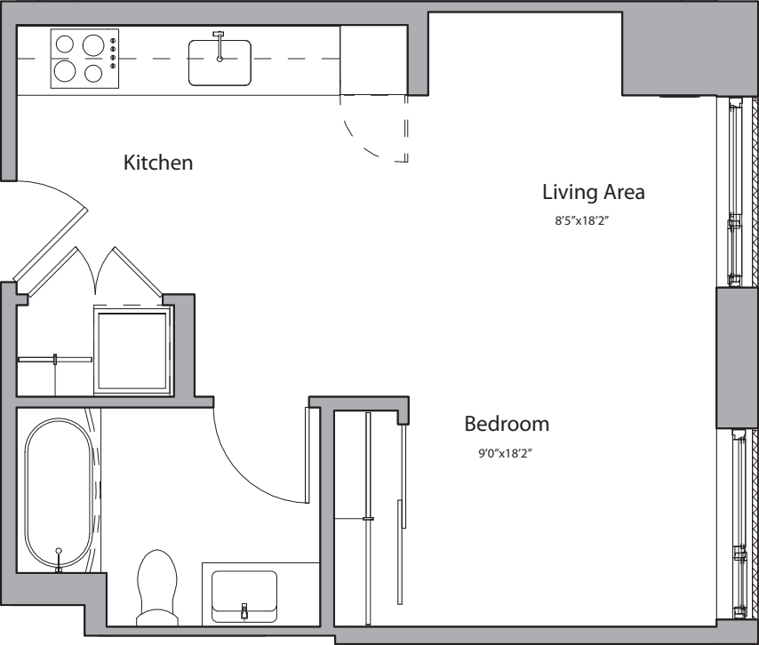 X floor plan