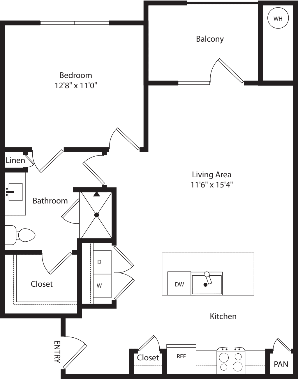 A2 floor plan