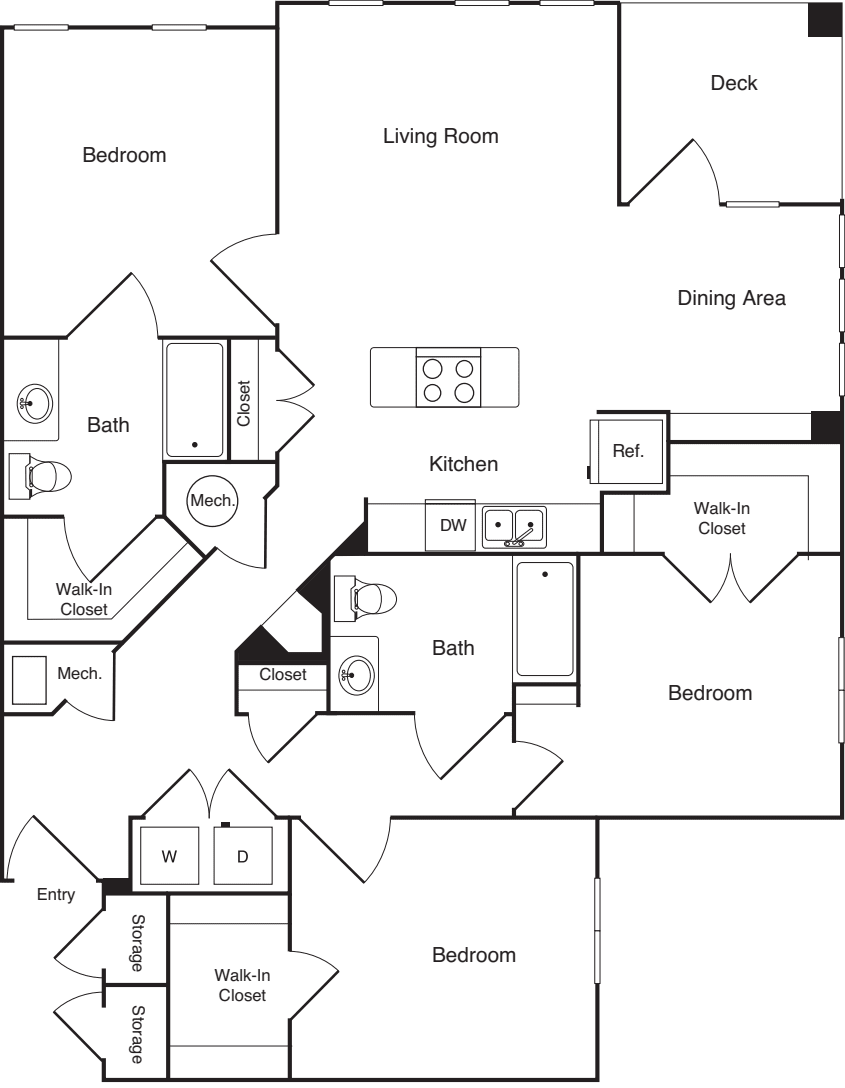 Steamboat floor plan