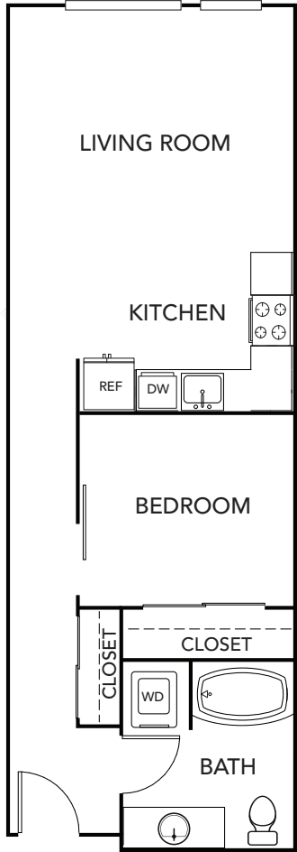 Broadway B1 floor plan