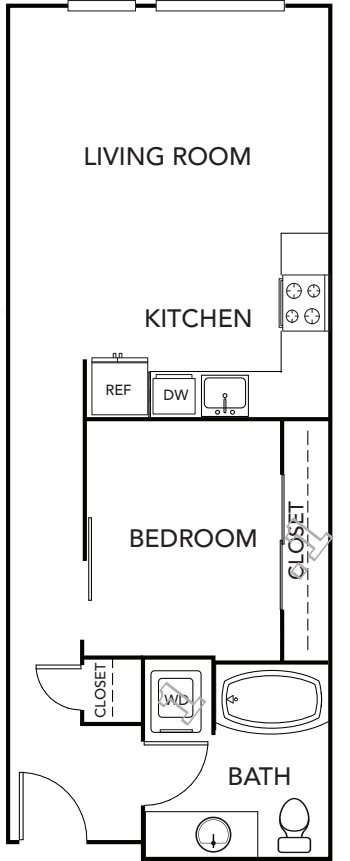 Broadway B2 floor plan