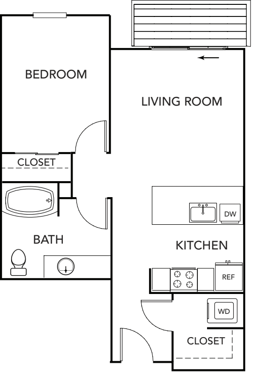 Elliot C3 No Den floor plan