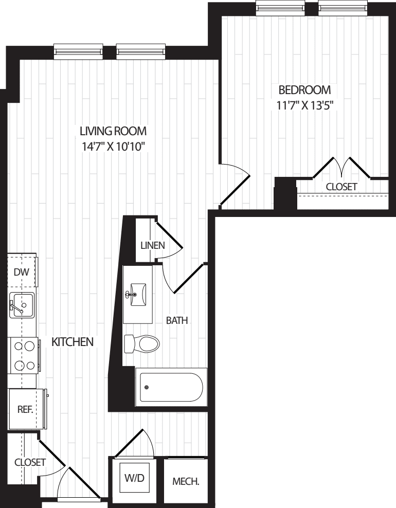 A6 floor plan