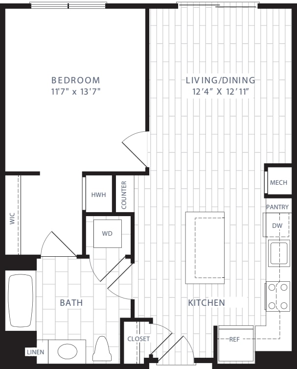 A1BS floor plan