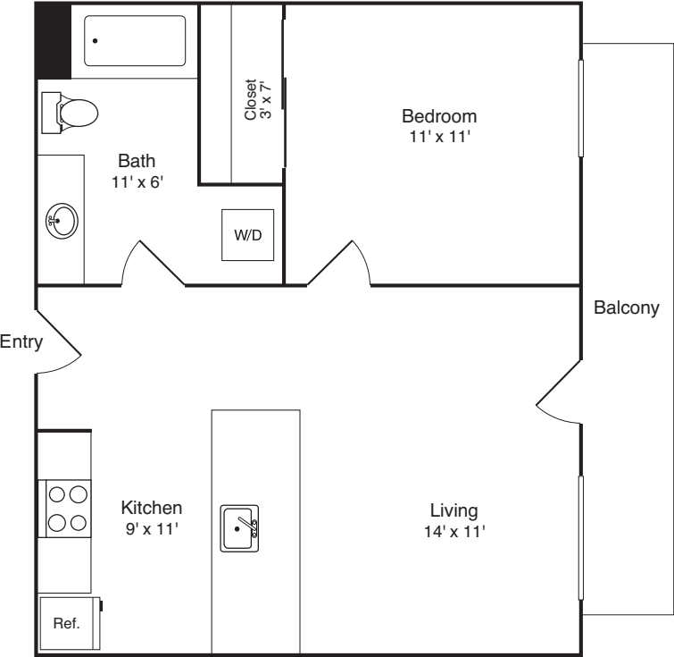 A2 floor plan