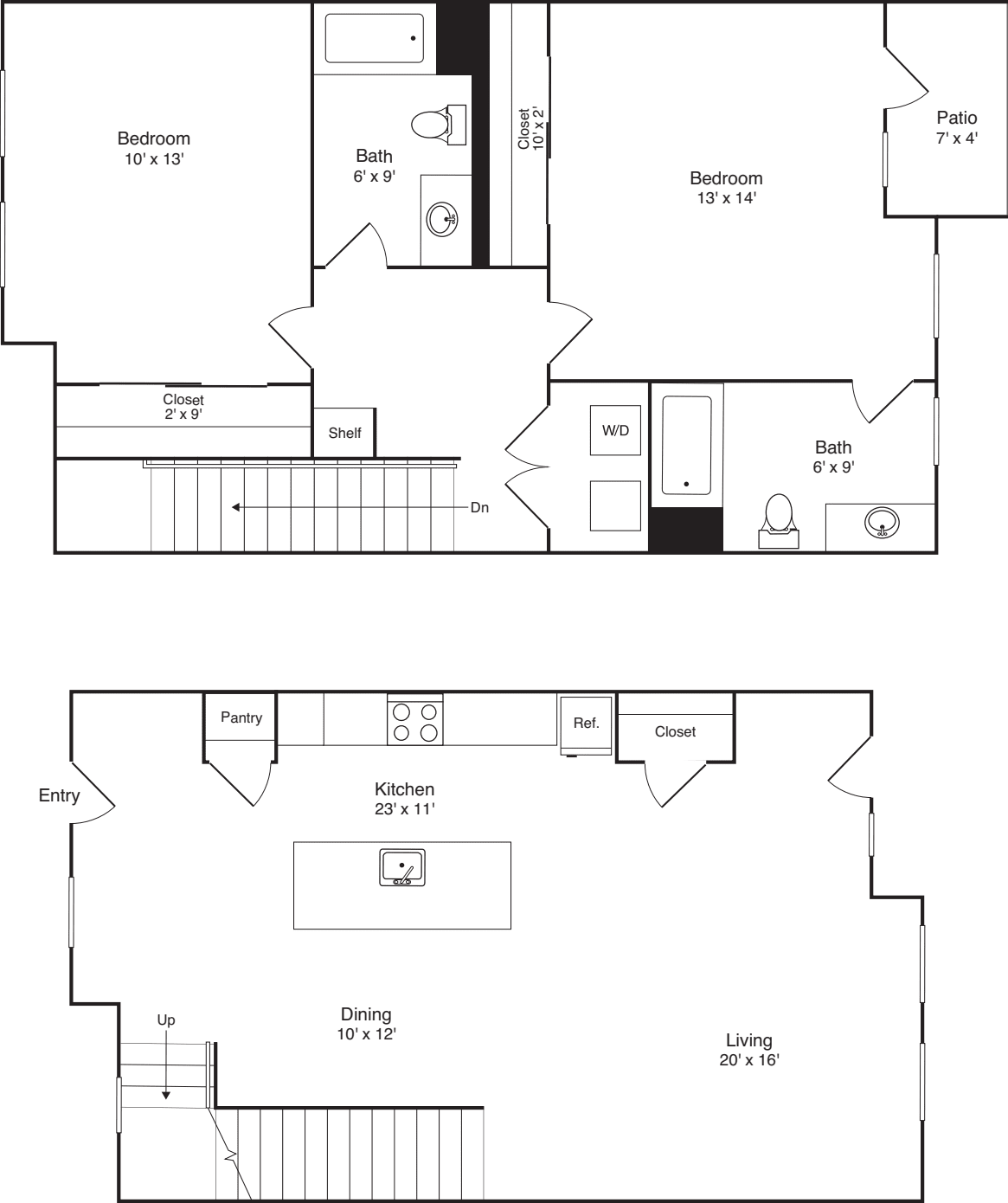 TH1 floor plan